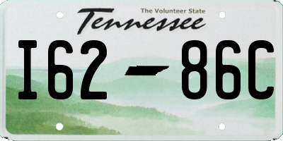 TN license plate I6286C