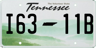 TN license plate I6311B