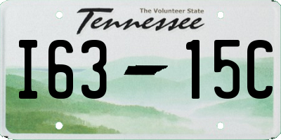 TN license plate I6315C