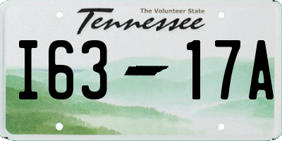 TN license plate I6317A