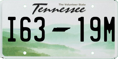 TN license plate I6319M