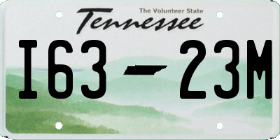 TN license plate I6323M