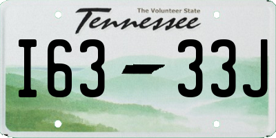TN license plate I6333J