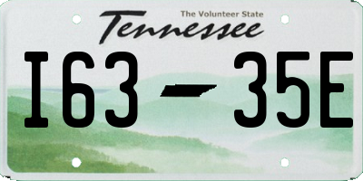 TN license plate I6335E
