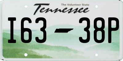 TN license plate I6338P