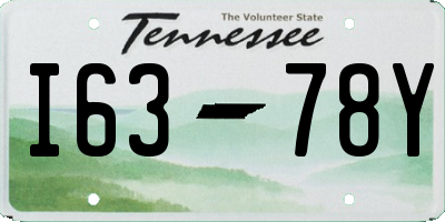 TN license plate I6378Y