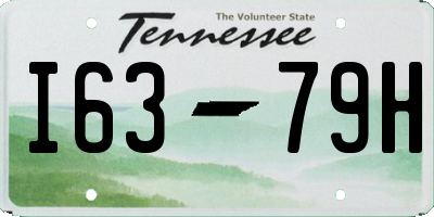 TN license plate I6379H