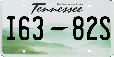 TN license plate I6382S