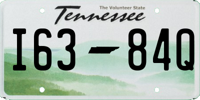 TN license plate I6384Q