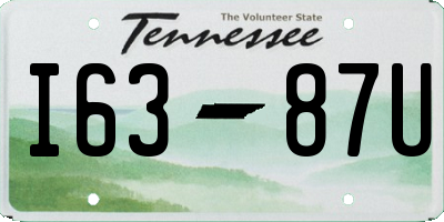 TN license plate I6387U