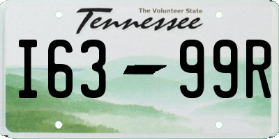 TN license plate I6399R