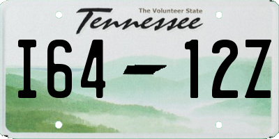 TN license plate I6412Z