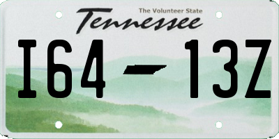 TN license plate I6413Z