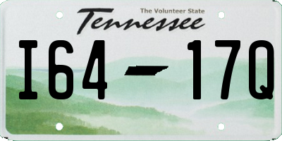 TN license plate I6417Q