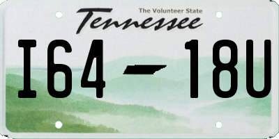 TN license plate I6418U