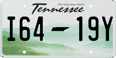 TN license plate I6419Y