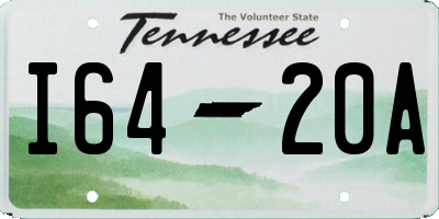 TN license plate I6420A