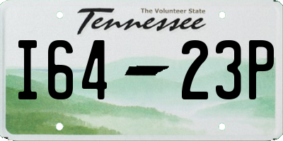 TN license plate I6423P