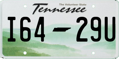 TN license plate I6429U