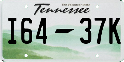 TN license plate I6437K