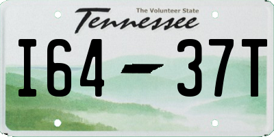 TN license plate I6437T