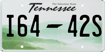 TN license plate I6442S