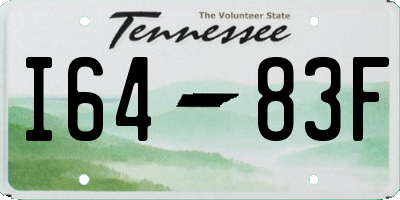 TN license plate I6483F