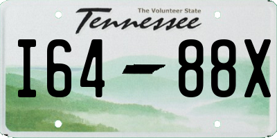 TN license plate I6488X