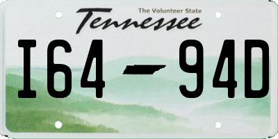 TN license plate I6494D