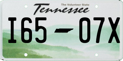 TN license plate I6507X