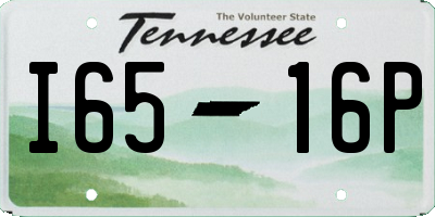 TN license plate I6516P