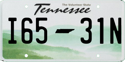 TN license plate I6531N