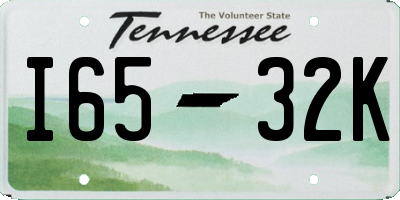 TN license plate I6532K