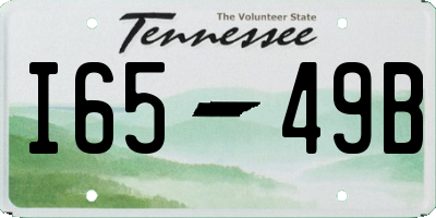 TN license plate I6549B