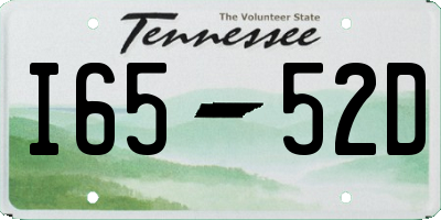 TN license plate I6552D