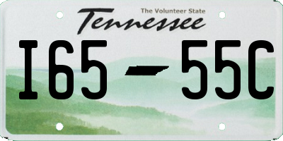 TN license plate I6555C