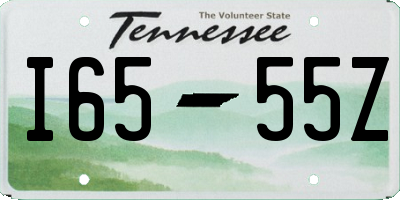 TN license plate I6555Z