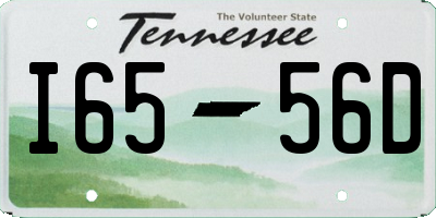TN license plate I6556D