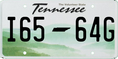 TN license plate I6564G