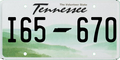 TN license plate I6567O
