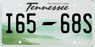TN license plate I6568S