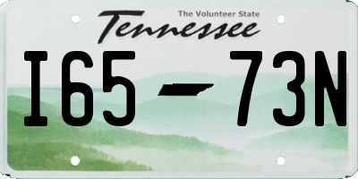 TN license plate I6573N