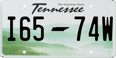TN license plate I6574W