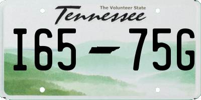 TN license plate I6575G