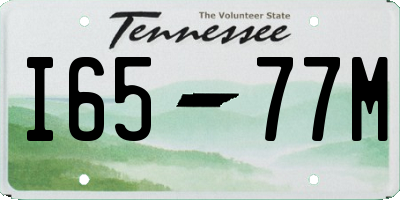 TN license plate I6577M