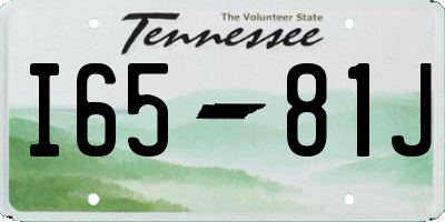 TN license plate I6581J
