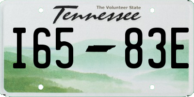 TN license plate I6583E