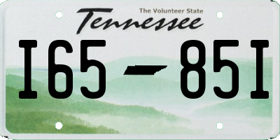 TN license plate I6585I