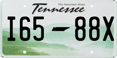 TN license plate I6588X