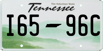 TN license plate I6596C